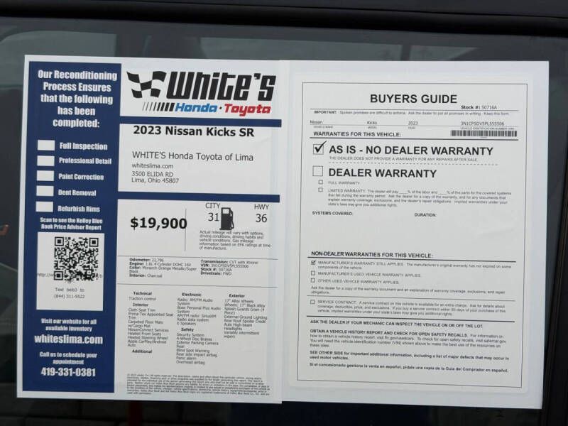 2023 Nissan Kicks SR