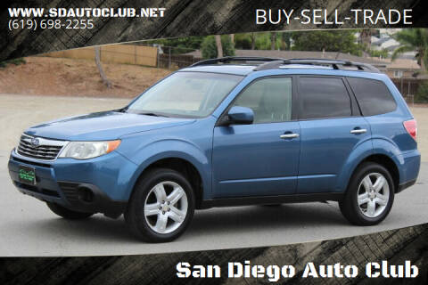 2010 Subaru Forester for sale at San Diego Auto Club in Spring Valley CA