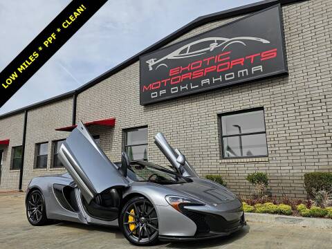 2015 McLaren 650S Spider for sale at Exotic Motorsports of Oklahoma in Edmond OK