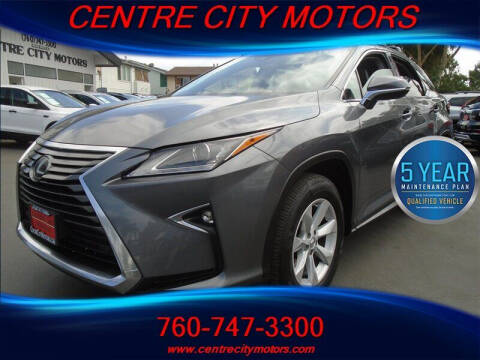 2017 Lexus RX 350 for sale at Centre City Motors in Escondido CA