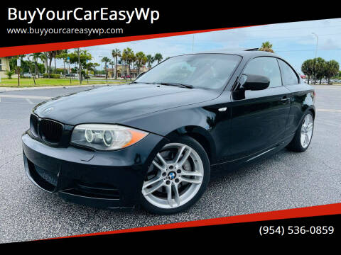 2012 BMW 1 Series for sale at BuyYourCarEasyWp in Fort Myers FL
