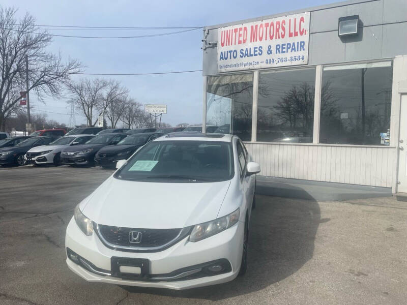 2013 Honda Civic for sale at United Motors LLC in Saint Francis WI