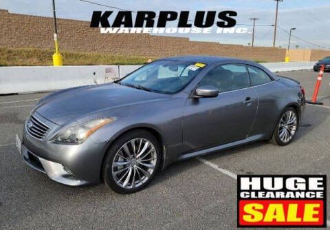 2011 Infiniti G37 Convertible for sale at Karplus Warehouse in Pacoima CA