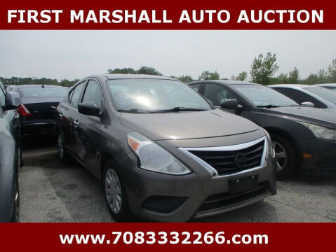 2015 Nissan Versa for sale at First Marshall Auto Auction in Harvey IL