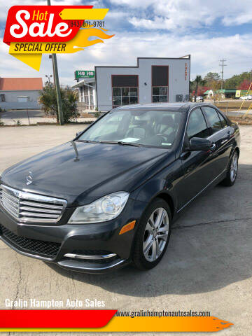 2014 Mercedes-Benz C-Class for sale at Gralin Hampton Auto Sales in Summerville SC