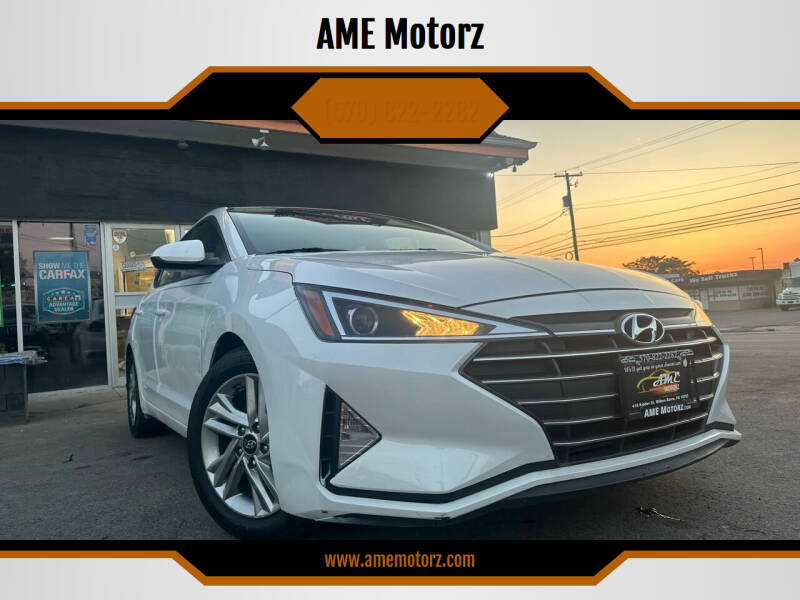 2020 Hyundai Elantra for sale at AME Motorz in Wilkes Barre PA