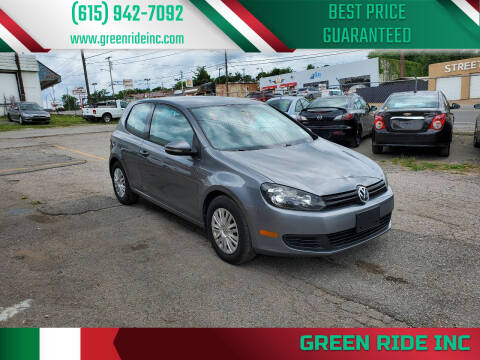2012 Volkswagen Golf for sale at Green Ride Inc in Nashville TN
