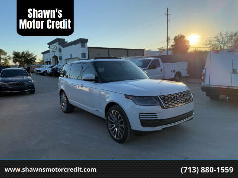 2020 Land Rover Range Rover for sale at Shawn's Motor Credit in Houston TX