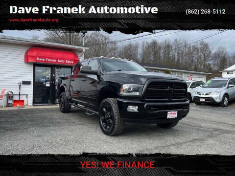 2014 RAM 3500 for sale at Dave Franek Automotive in Wantage NJ