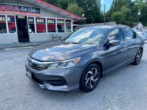 2016 Honda Accord for sale at Mira Auto Sales in Raleigh NC