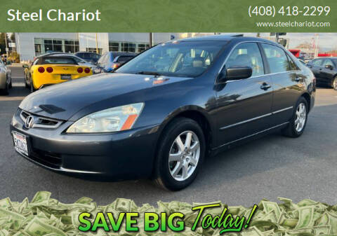 2005 Honda Accord for sale at Steel Chariot in San Jose CA