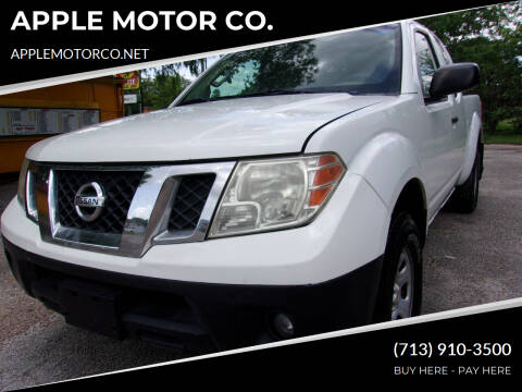 2015 Nissan Frontier for sale at APPLE MOTOR CO. in Houston TX