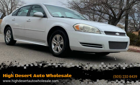 2013 Chevrolet Impala for sale at High Desert Auto Wholesale in Albuquerque NM