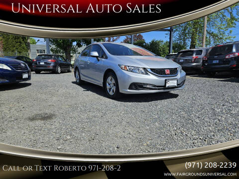 2013 Honda Civic for sale at Universal Auto Sales in Salem OR