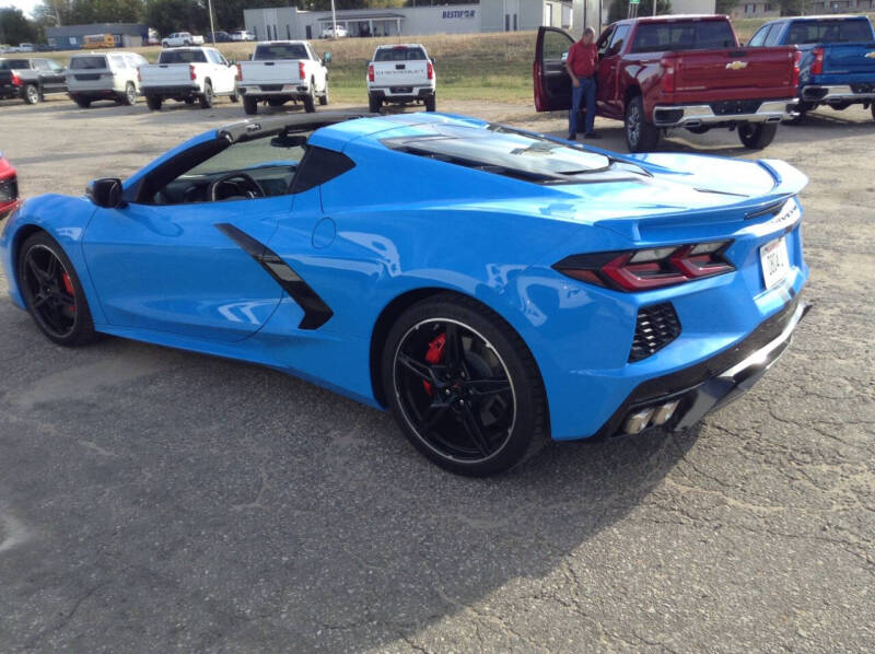 Used 2023 Chevrolet Corvette 1LT with VIN 1G1YA2D43P5103072 for sale in Belleville, KS