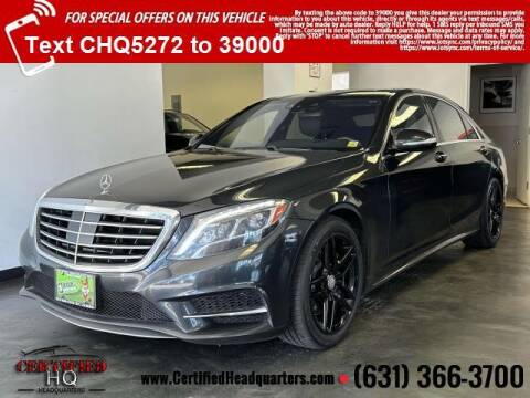 2015 Mercedes-Benz S-Class for sale at CERTIFIED HEADQUARTERS in Saint James NY