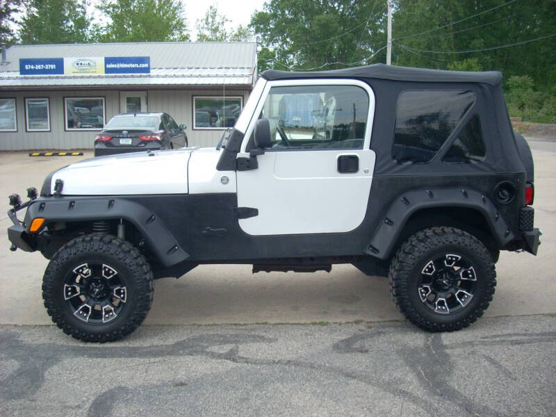 Used 2006 Jeep Wrangler X with VIN 1J4FA39S66P750803 for sale in Warsaw, IN
