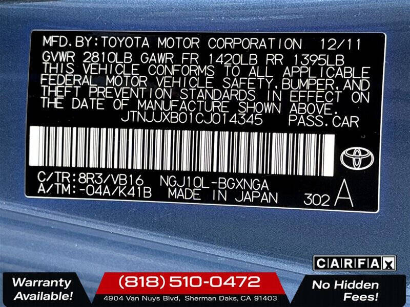 2012 Scion iQ