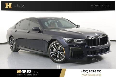 2022 BMW 7 Series for sale at HGREG LUX EXCLUSIVE MOTORCARS in Pompano Beach FL