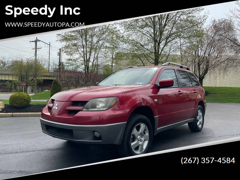 2004 Mitsubishi Outlander for sale at WhetStone Motors in Bensalem PA