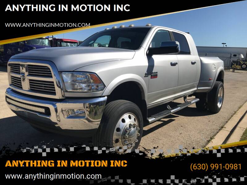 2011 RAM Ram Pickup 3500 for sale at ANYTHING IN MOTION INC in Bolingbrook IL