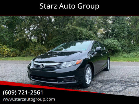 2012 Honda Civic for sale at Starz Auto Group in Delran NJ