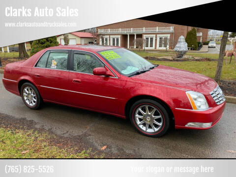 2011 Cadillac DTS for sale at Clarks Auto Sales in Connersville IN