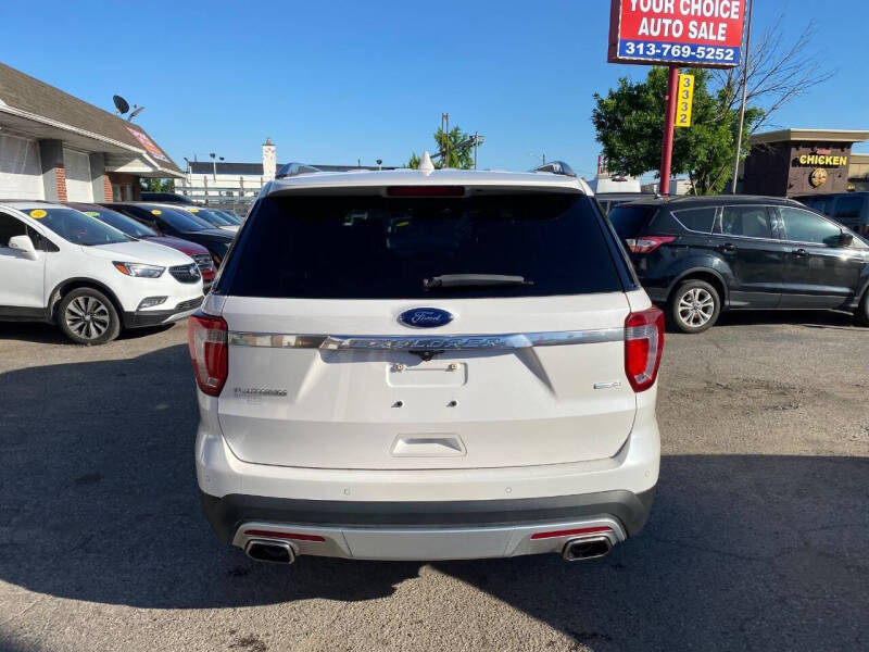 2017 Ford Explorer Platinum