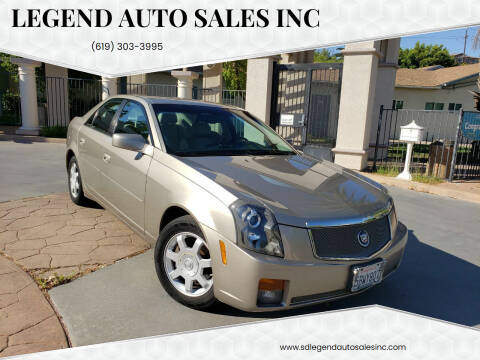 2003 Cadillac CTS for sale at Legend Auto Sales Inc in Lemon Grove CA