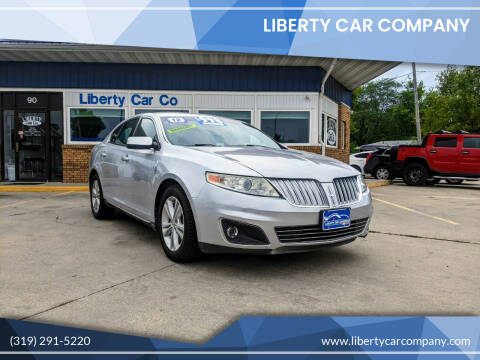 2012 Lincoln MKS for sale at Liberty Car Company in Waterloo IA