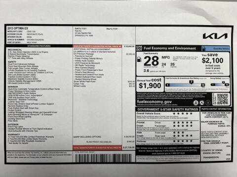 2013 Kia Optima EX