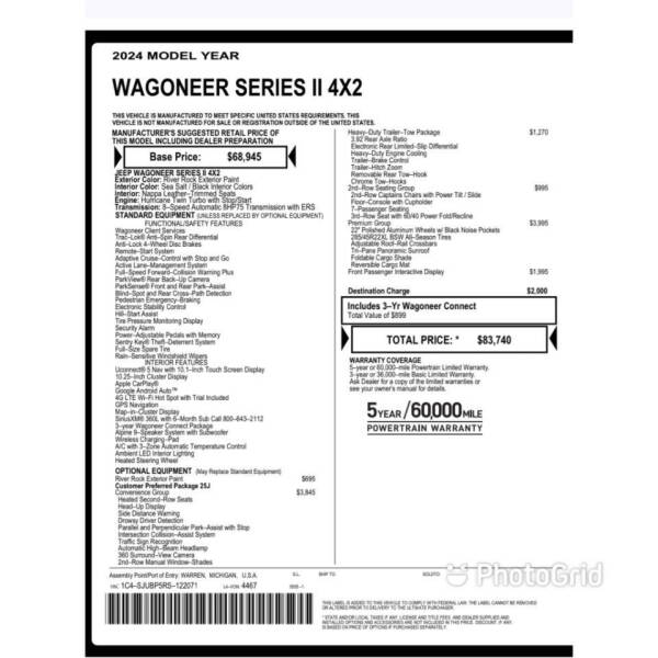 2024 Jeep Wagoneer Series II