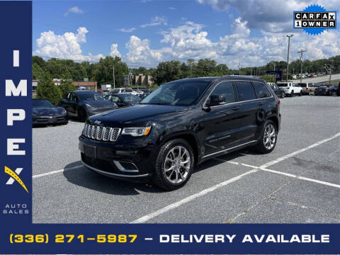 2019 Jeep Grand Cherokee for sale at Impex Auto Sales in Greensboro NC