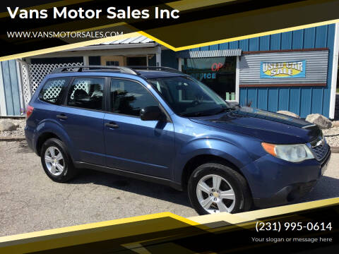 2011 Subaru Forester for sale at Vans Motor Sales Inc in Traverse City MI