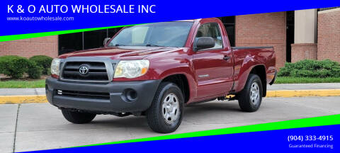 2007 Toyota Tacoma for sale at K & O AUTO WHOLESALE INC in Jacksonville FL