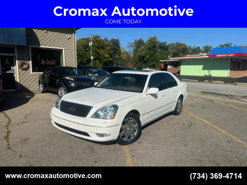 2002 Lexus LS 430 for sale at Cromax Automotive in Ann Arbor MI