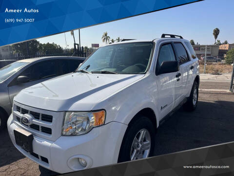 2011 Ford Escape Hybrid for sale at Ameer Autos in San Diego CA