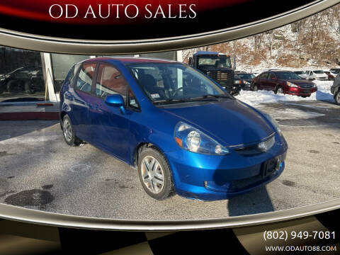 2008 Honda Fit for sale at OD AUTO SALES in Pownal VT