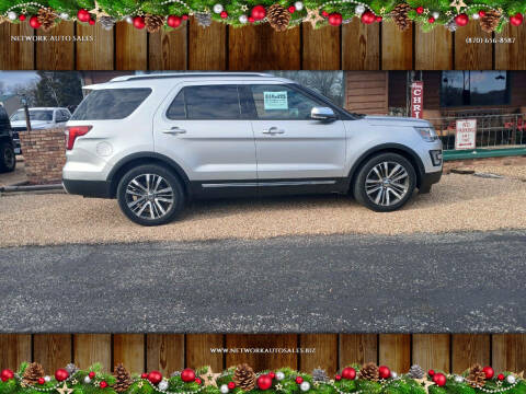 2017 Ford Explorer for sale at NETWORK AUTO SALES in Mountain Home AR