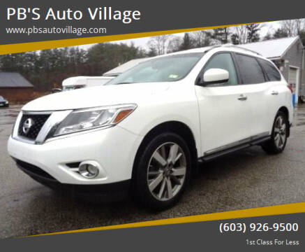 2014 Nissan Pathfinder for sale at PB'S Auto Village in Hampton Falls NH