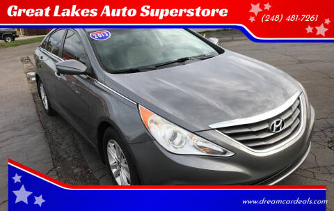 2013 Hyundai Sonata for sale at Great Lakes Auto Superstore in Waterford Township MI