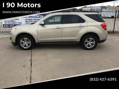 2012 Chevrolet Equinox for sale at I 90 Motors in Cypress TX