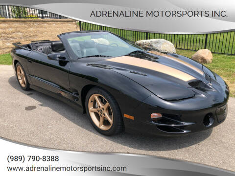 2001 Pontiac Firebird for sale at Adrenaline Motorsports Inc. in Saginaw MI