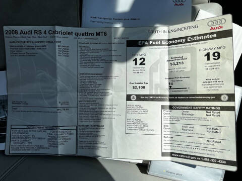 2008 Audi RS 4 quattro