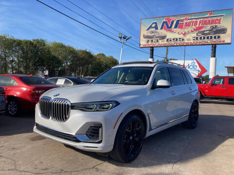 2019 BMW X7 for sale at ANF AUTO FINANCE in Houston TX