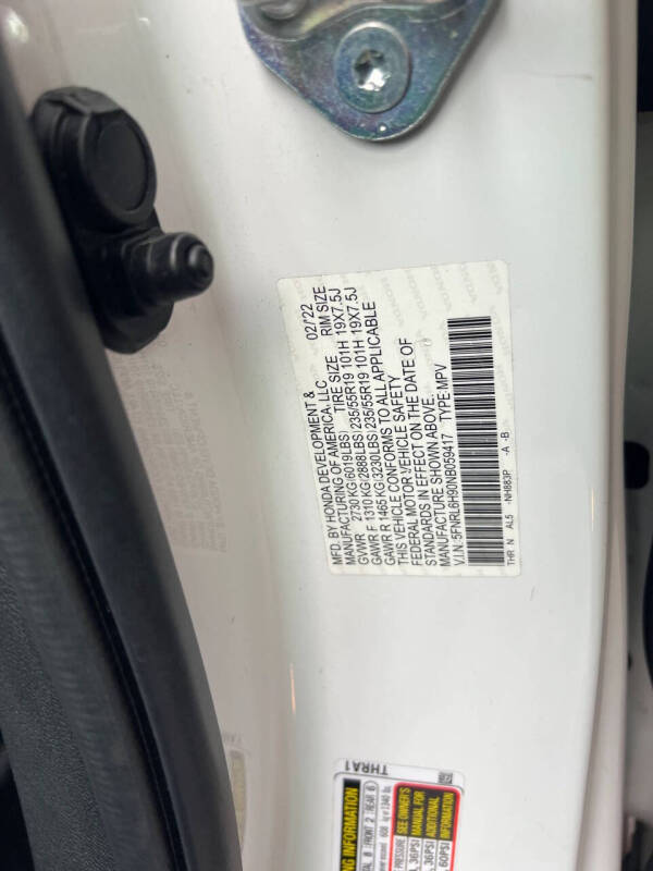 2022 Honda Odyssey Elite