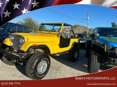 1984 Jeep CJ-7 for sale at Baba's Motorsports, LLC in Phoenix AZ