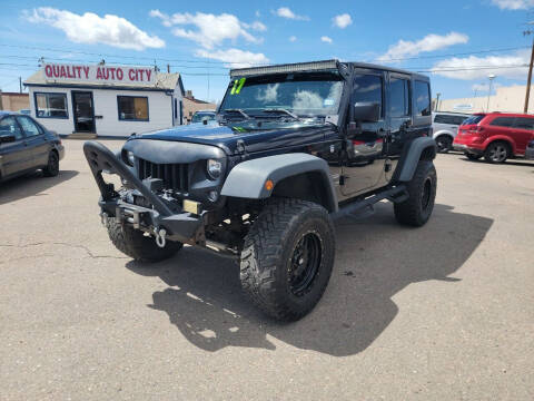 2017 Jeep Wrangler Unlimited for sale at Quality Auto City Inc. in Laramie WY