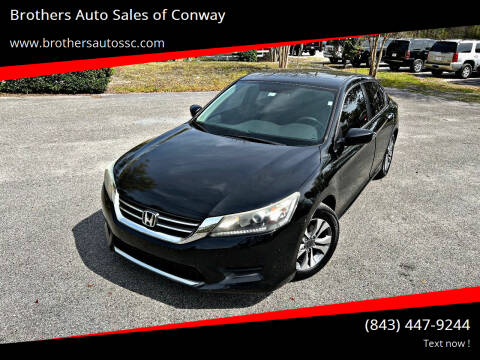 2015 Honda Accord for sale at Brothers Auto Sales of Conway in Conway SC