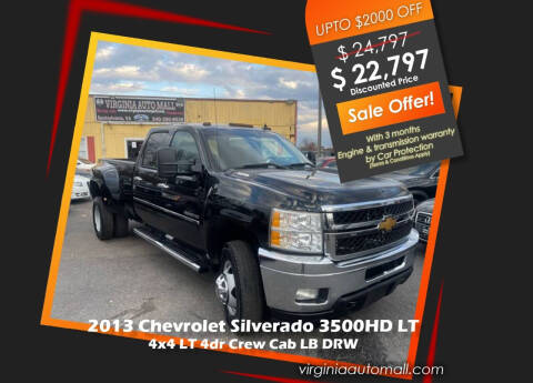 2013 Chevrolet Silverado 3500HD for sale at Virginia Auto Mall in Woodford VA
